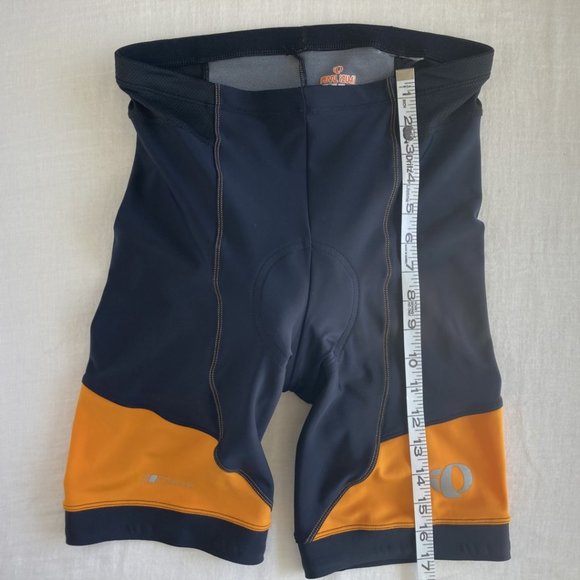 Pearl Izumi Women's Padded Elite Series Black and Orange Bike Shorts Size M - Picture 2 of 12